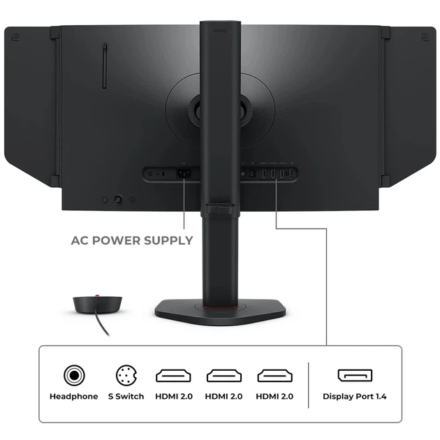 Монитор 24.1" BenQ Zowie XL2566X+ (9H.LMRLB.QBE) - Фото 7 Монитор 24.1" BenQ Zowie XL2566X+ (9H.LMRLB.QBE) - изображение 7