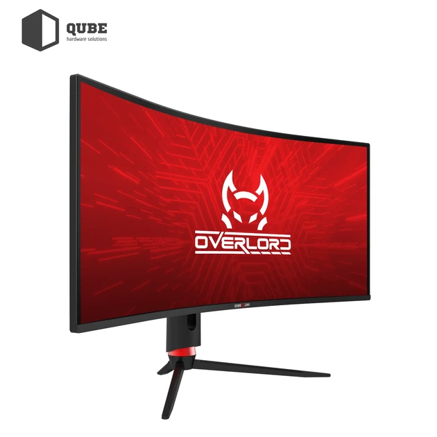 Монітор 34" Qube Overlord C34UQ180H - Фото 3 Монітор 34" Qube Overlord C34UQ180H - зображення 3