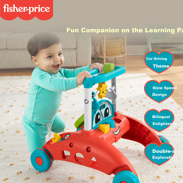 Дитячі ходунки Fisher-Price Двосторонні (100033648303) - зображення 3