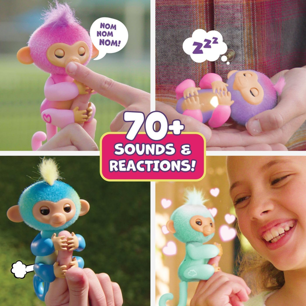 Интерактивная игрушка Fingerlings Magic Moods Monkey Harmony - изображение 3