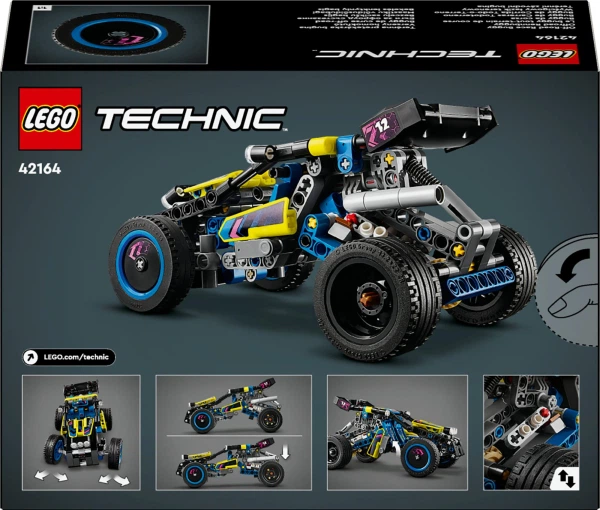 Конструктор LEGO Technic Позашляховик багі для перегонів 219 деталей (42164) - Фото 3 Конструктор LEGO Technic Позашляховик багі для перегонів 219 деталей (42164) - изображение 3