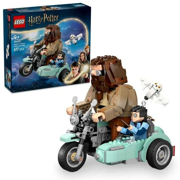 Конструктор LEGO Harry Potter Поїздка Геґріда й Гаррі на мотоциклі 617 деталей (76443) - изображение 2