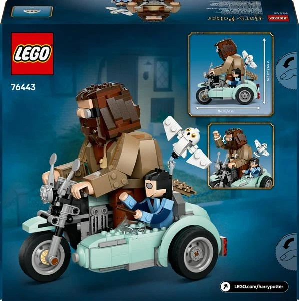 Конструктор LEGO Harry Potter Поїздка Геґріда й Гаррі на мотоциклі 617 деталей (76443) - изображение 3