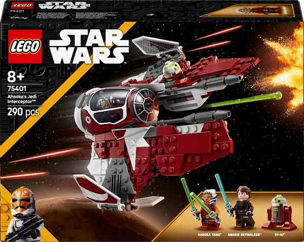 Конструктор LEGO Star Wars Джедайський перехоплювач Асоки 290 деталей (75401) - Фото 1 Конструктор LEGO Star Wars Джедайський перехоплювач Асоки 290 деталей (75401) - изображение 1