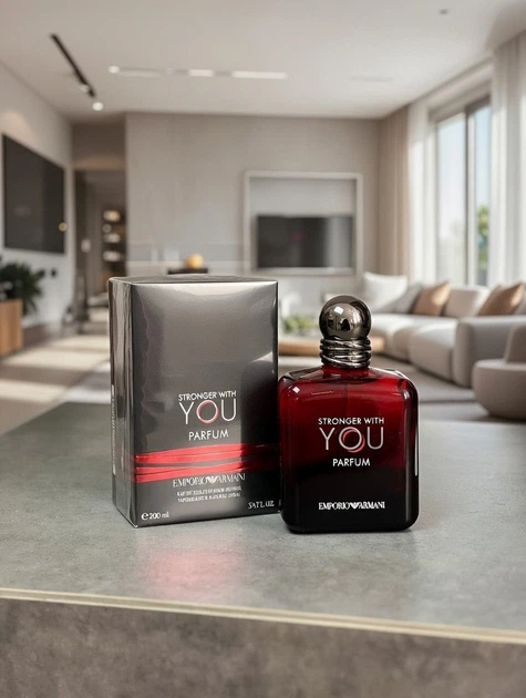 Духи Armani Stronger With You Parfum 100 мл мужские пряные, ваниль и каштан, насыщенный теплый аромат, шлейф - Фото 2 Духи Armani Stronger With You Parfum 100 мл мужские пряные, ваниль и каштан, насыщенный теплый аромат, шлейф - изображение 2