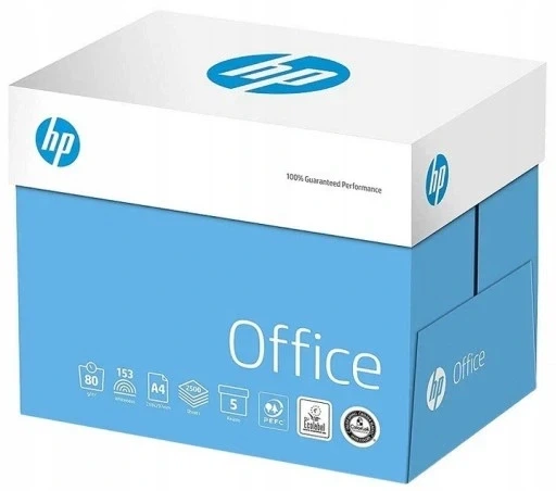 Офісний папір Hp Office A4 Chp110 білий 5 пачок 2500 аркушів - Фото 1 Офісний папір Hp Office A4 Chp110 білий 5 пачок 2500 аркушів - изображение 1