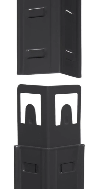 Стелаж металевий Springos HA5261 з 5 полицями до гаража підвалу Чорний 150 x 75 x 30 см (5907719476308) - зображення 7