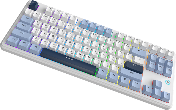 Клавиатура AJAZZ AK870 V2 Flying Fish Switch White/Blue (AK870-V2-FF-BWB) - изображение 5