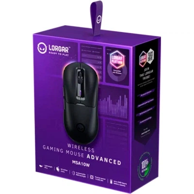 Мишка Lorgar MSA10W Wireless Gaming Black (LRG-MSA10W-BK) - зображення 8