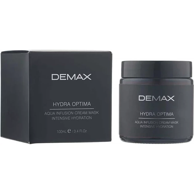 Екстразволожуюча ліфтинг-маска - Demax Hydra Optima Aqua Infusion Cream Mask Intensive Hydration 100мл - Фото 2 Екстразволожуюча ліфтинг-маска - Demax Hydra Optima Aqua Infusion Cream Mask Intensive Hydration 100мл - изображение 2