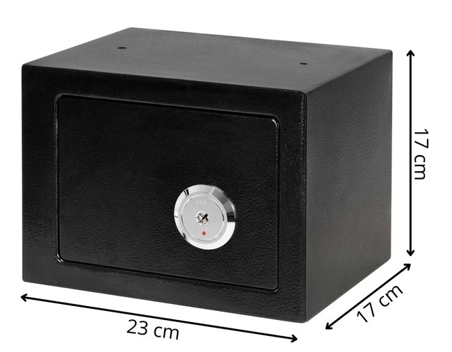 Домашній сейф SPRINGOS HA5278 23 x 17 x 17 см Чорний (5908455307987) - зображення 7