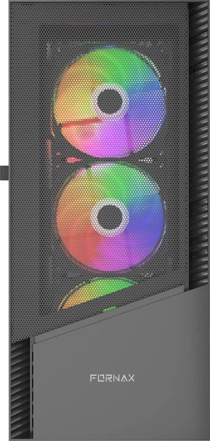 Obudowa Gembird Fornax 4300 Black (CCC-FC-4300) - obraz 4