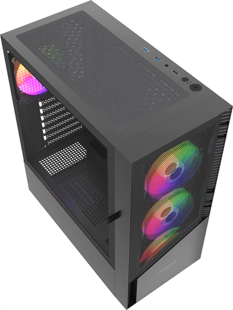 Obudowa Gembird Fornax 4300 Black (CCC-FC-4300) - obraz 5