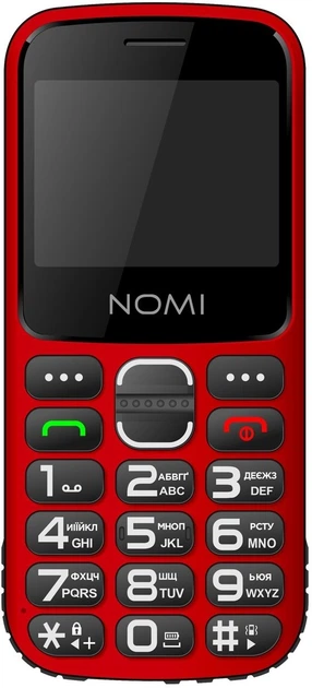 Мобильный телефон Nomi i2320 DualSim Red (1172797) - Фото 2 Мобильный телефон Nomi i2320 DualSim Red (1172797) - изображение 2
