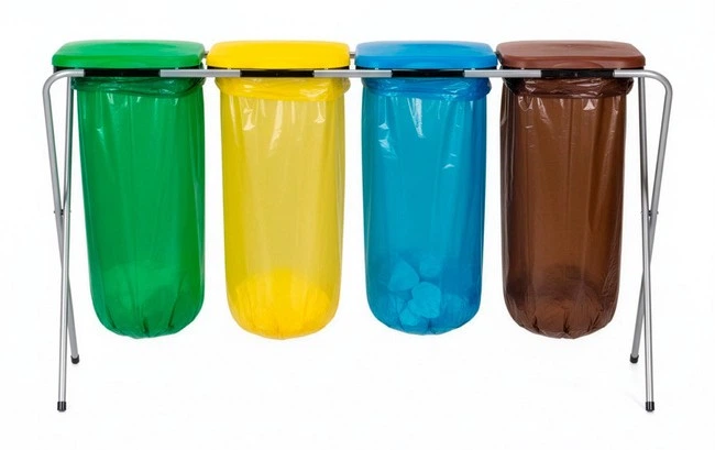 Stojak na worki do segregacji śmieci SPRINGOS HA1109 (5908455307291) - obraz 5