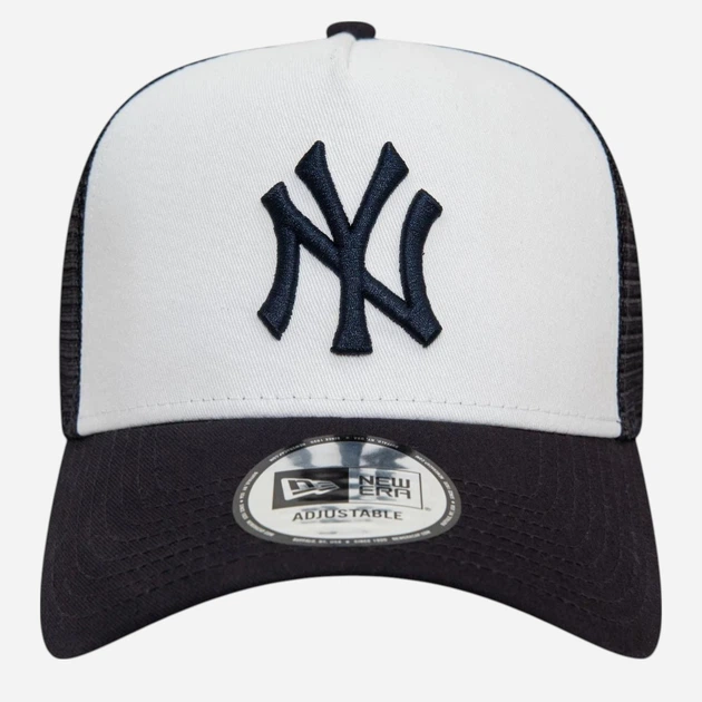 Czapka z daszkiem z siatką New Era Team Block Trucker Nyy 12380796 One Size Granatowy/Biały - obraz 3