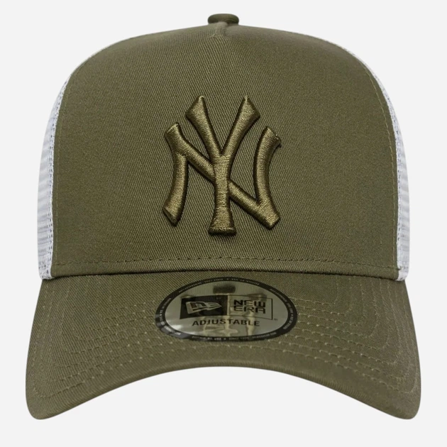 Кепка літня New Era Le Ef Trucker Nyy 60675517 One Size Зелений/Білий (198758734077) - зображення 3