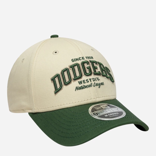 Кепка New Era Wordmark 940 Mc La Dodgers 60771814 One Size Кремовий/Зелений (199196503713) - зображення 4