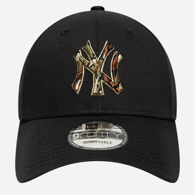 Czapka z daszkiem bejsbolówka New Era Outline Camo 940 Nyy 60771853 One Size Czarna - obraz 3