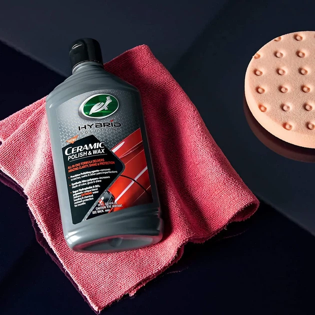 Полірувальна паста-реставратор кузова з керамікою Turtle Wax HS Ceramic Polish-n-Wax 500 мл (53352) - зображення 3