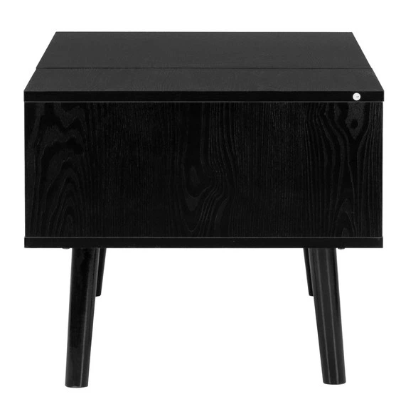Stolik kawowy Springos HF0067 z podnoszonym blatem i schowkiem 100 x 50 x 43 cm czarny (5908455307017) - obraz 4