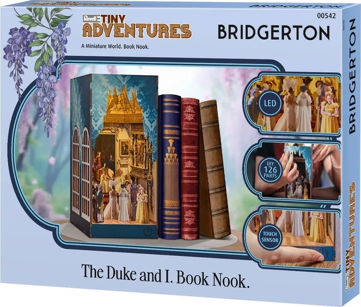 Пазл Revell Tiny Adventures - Bridgerton "The Duke and I" (Book Nook) 126 елементів (4009803005423) - зображення 6