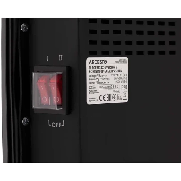 Конвектор електричний ARDESTO CHB-2000MBD - зображення 6