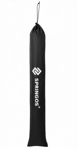 Kije trekkingowe Springos CS0176 składane z trzema nakładkami (5908455308038) - obraz 3