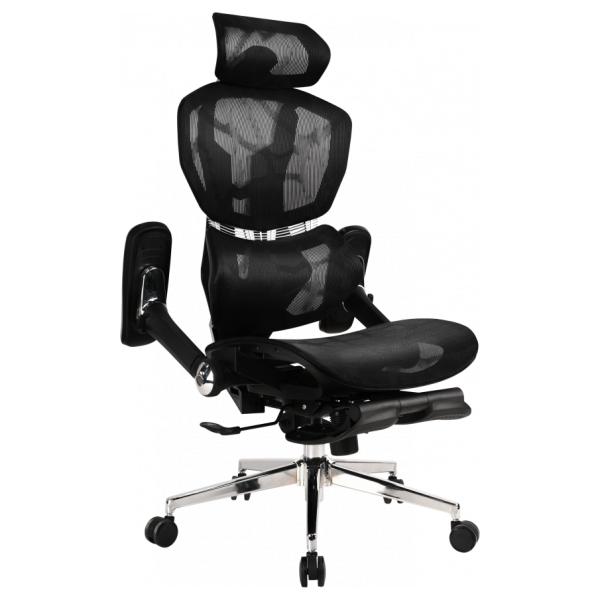 Геймерське крісло GT Racer X-7002 Black/Black (Massage) - зображення 5