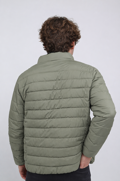 Куртка чоловіча 3XL колір оливковий YUKI ЦБ-00291302 - Фото 7 Куртка чоловіча 3XL колір оливковий YUKI ЦБ-00291302 - зображення 7