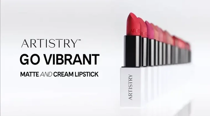 Кремова помада для губ Artistry Go Vibrant Amway 104 Berry Special Evening - зображення 3