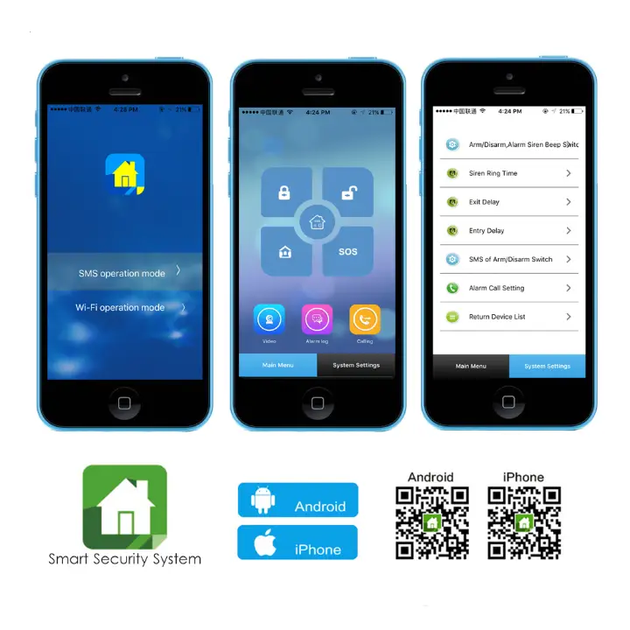 Бездротова Gsm + WiFi сигналізація SKY PG-103 Smart TUYA - изображение 2