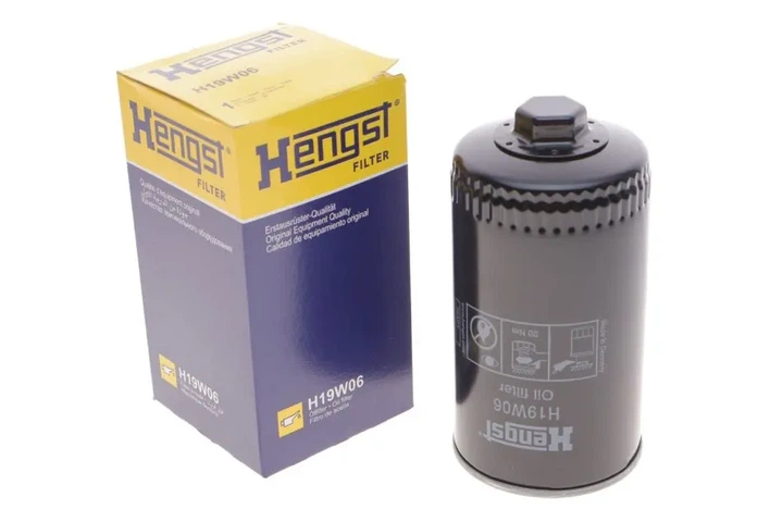 Фільтр масляний VW T4 2.4D/2.5TDI 90-03 HENGST FILTER H19W06 - зображення 2