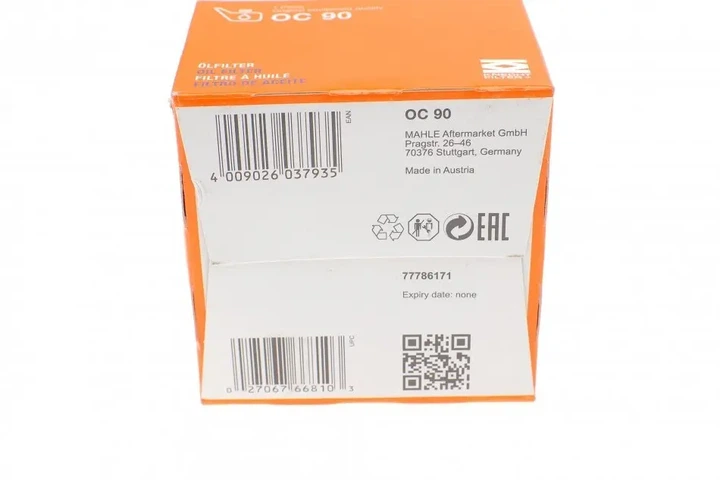 Фільтр масляний Opel 85- (benzin) (h=80mm) KNECHT OC 90 - изображение 5