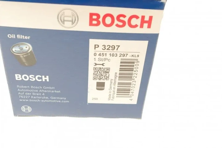 Фільтр масляний Opel Astra G 1.7TD 94-05 BOSCH 0 451 103 297 - изображение 5