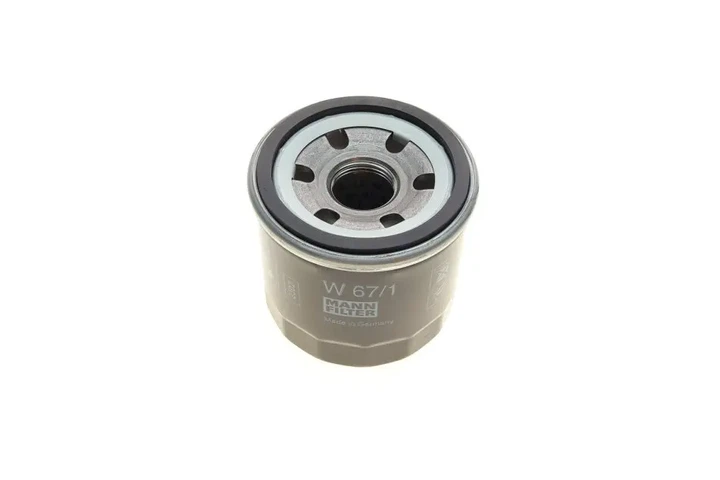 Фільтр масляний Mazda 3 1.3/1.6 03-14/1.5-1.6 Skyactive 13-19/Renault 1.5-1.6E-Tech 20- MANN-FILTER W 67/1 - изображение 4