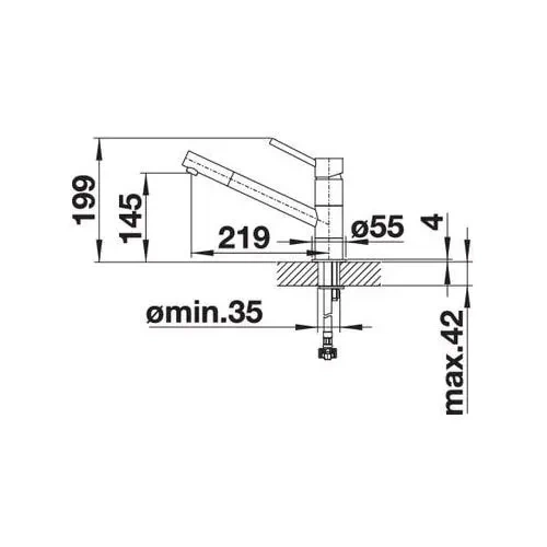 Змішувач кухонний Blanco - 525030 KANO (00121465) - изображение 3