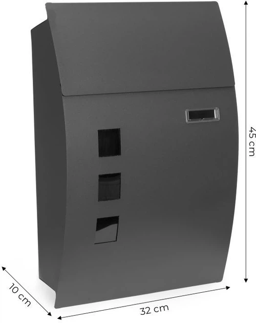 Skrzynka pocztowa ModernHome by Multistore stal nierdzewna AIE-ATS28 (5905817010417) - obraz 7