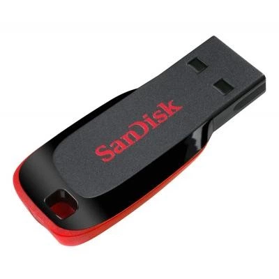 USB флеш накопитель SanDisk 64GB Cruzer Blade Black/red USB 2.0 (SDCZ50-064G-B35) SANDISK SDCZ50-064G-B35 1075635 - изображение 2