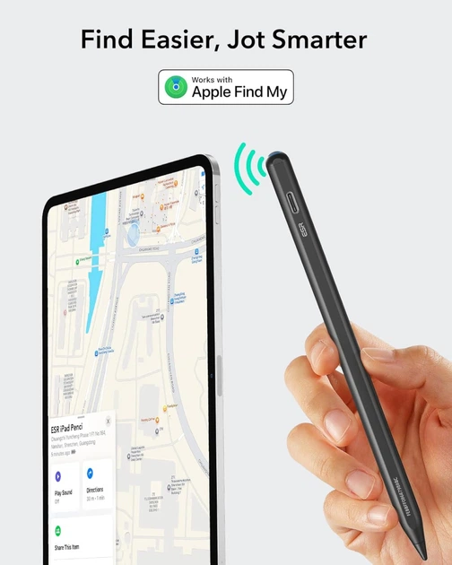 Стилус ESR Geo Digital Pencil для iPad Black (6C0060102) - изображение 9
