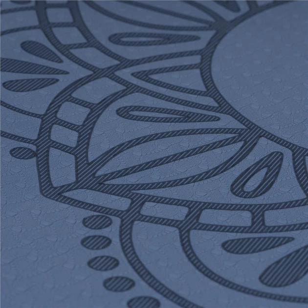 Килимок для вправ Actiget Протиковзкий 183 x 61 см Синій ACT0021 (5908455308281) - зображення 8