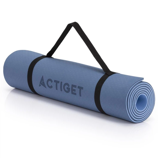 Килимок для вправ Actiget Протиковзкий 183 x 61 см Синій ACT0021 (5908455308281) - зображення 13