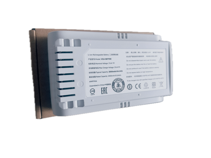 Аккумуляторная усиленная батарея для пылесоса Samsung VCA-SBT90E DJ96-00227A 21.6V 2500mAh - изображение 6
