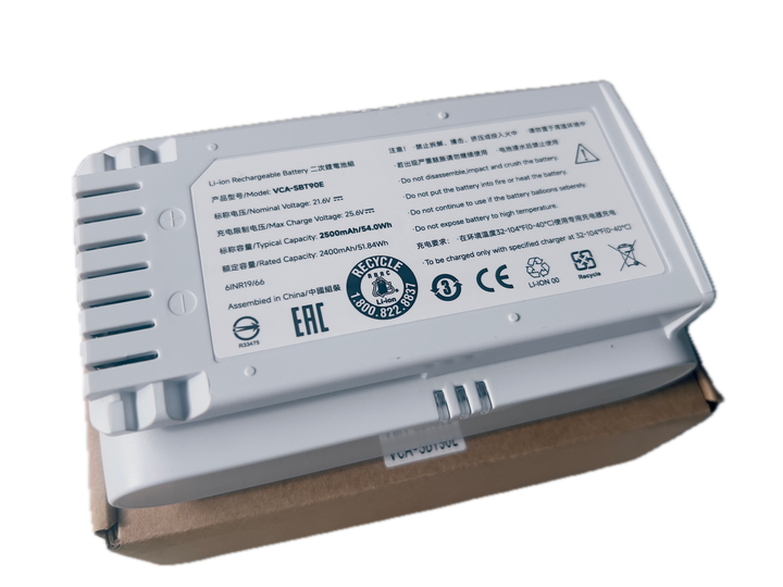 Аккумуляторная усиленная батарея для пылесоса Samsung VCA-SBT90E DJ96-00227A 21.6V 2500mAh - изображение 8