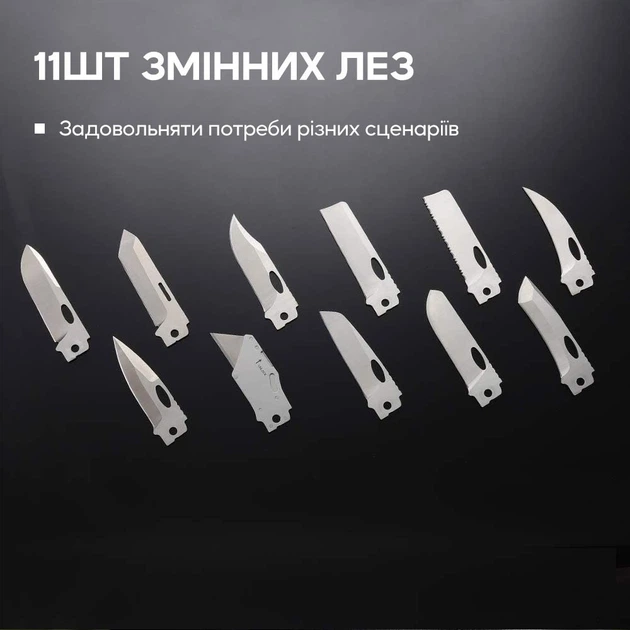 Набір змінних клінків Roxon (BA03; BA08; BA09) 3in1 для S501U, S502U, S802 (FNR_BA030809) - зображення 10