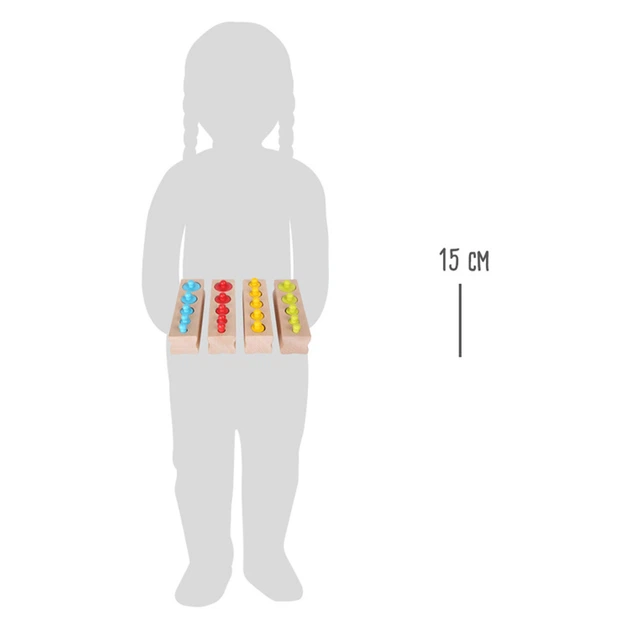 Zabawka edukacyjna Small Foot Drewniana układanka do sortowania według rozmiaru (10525) (4020972105257) - obraz 9