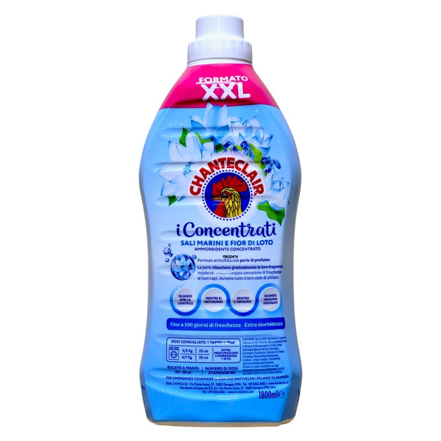 Кондиціонер для прання концентрат CHANTECLAIR amm xxl conc 90 lav lt 1,8 sali marini & fior di loto - зображення 2