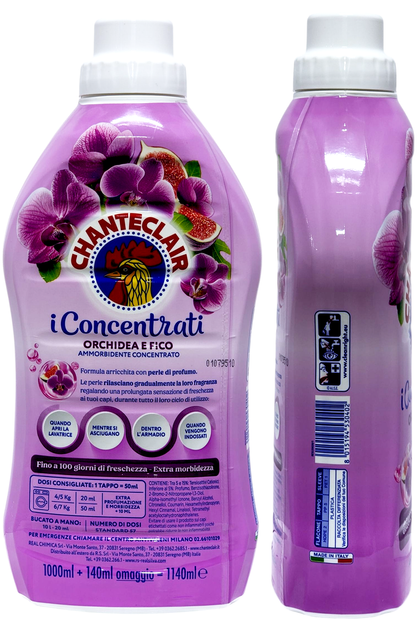 Кондиціонер для прання концентрат CHANTECLAIR i conc.amm.ORCHIDEA e fico57 прань 1140 мл. - зображення 2