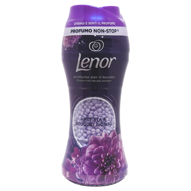Парфум для прання в гранулах LENOR prof bucato perle ametista bouquet 210 г. - Фото 1 Парфум для прання в гранулах LENOR prof bucato perle ametista bouquet 210 г. - зображення 1