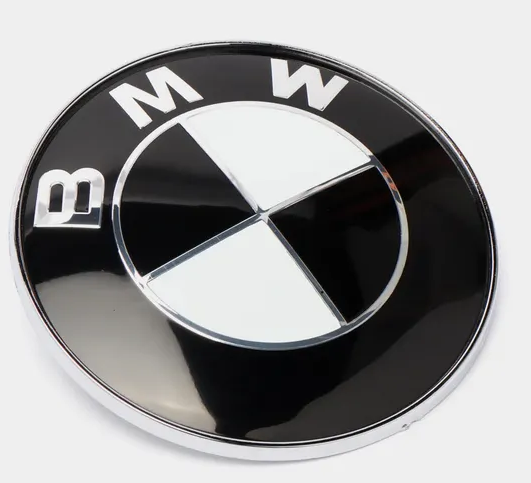 Значок BMW 82 мм Емблема БМВ на капот і багажник 51148132375 знак - Фото 2 Значок BMW 82 мм Емблема БМВ на капот і багажник 51148132375 знак - зображення 2